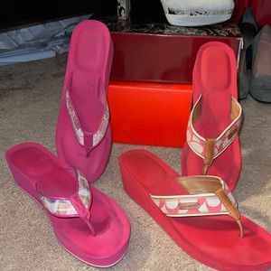 Coach Flip Flops